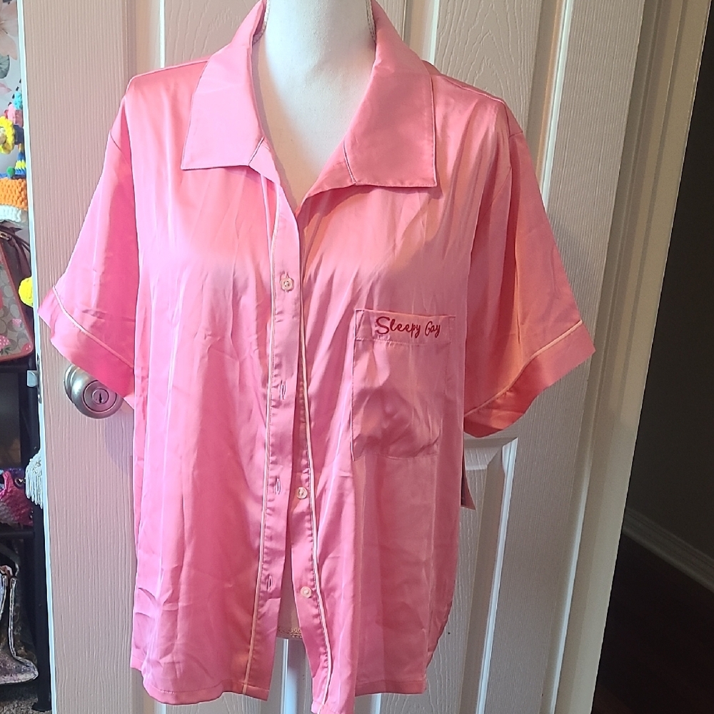 Target PRIDE *Pink Satin Pajama Set